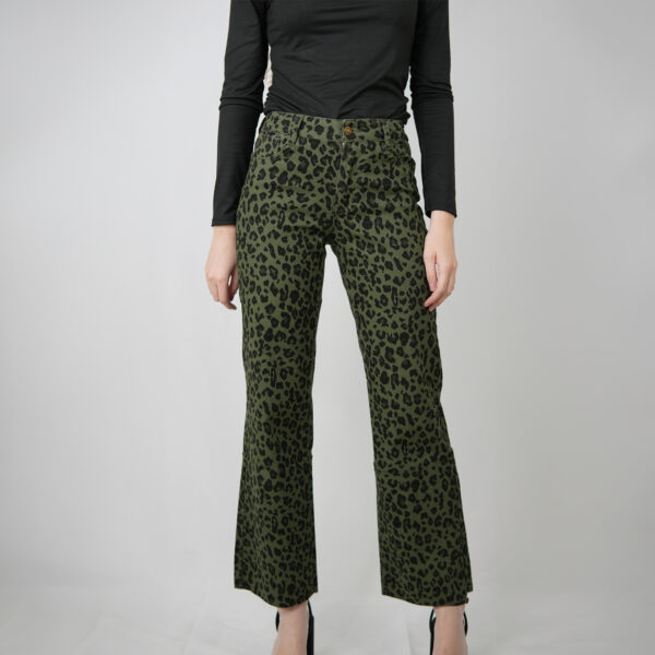 Pantalón Animal Print Verde