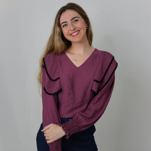 Blusa Abril Morado - Imagen 4