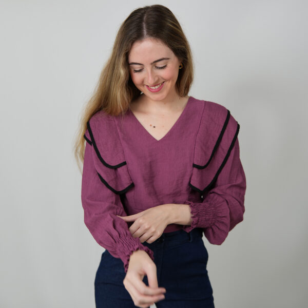 Blusa Abril Morado